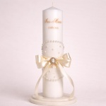 lumanare de botez eleganta