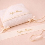 Trusou botez fetiță personalizat, cu livrare rapida - Model Clarisa - imagine 2