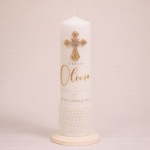 lumanare de botez pentru fetita