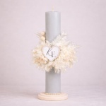 lumanare de botez delicata