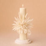 lumanare de botez cu aranjament