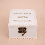 Trusou de botez premium cu ursuleți și accente pastel – Model Teddy Pastel - imagine 4