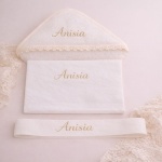 Trusou Botez, Ivory cu dantela de bumbac si gravura pe lemn - Model Ivory Grace - imagine 4