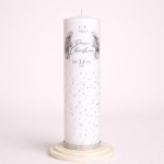 lumanare botez cu folie