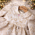 Rochiță din brocard cu interior din bumbac - Model Ariana - imagine 4