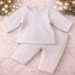 Costum din 3 piese din tricot moale - Model Igor - imagine 2
