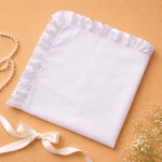 Pânză LUX, albă din bumbac satinat - personalizare inclusă