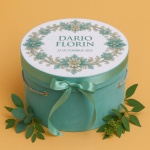 Trusou de Botez cu model elegant și cutie de catifea - Model Dario