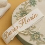 Trusou de Botez cu model elegant și cutie de catifea - Model Dario - imagine 5