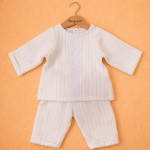 costum botez din bumbac