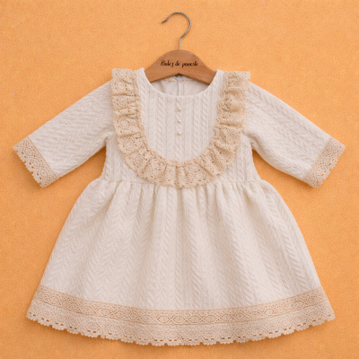 rochiță botez din bumbac