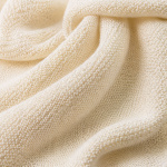 Păturică Botez Tricotată Ivory Personalizată cu Nume – Model Adam - imagine 3