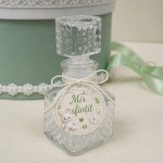 Trusou botez băiat verde salvie personalizat – Model Iepuraș Fermecat - imagine 6